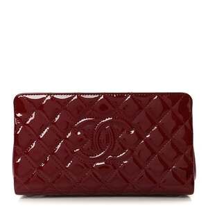 Chanel Patent Cc Quilted Timeless #240645C15B